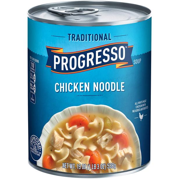 Canned chicken noodle